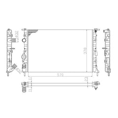 Megane Motor Su Radyatörü