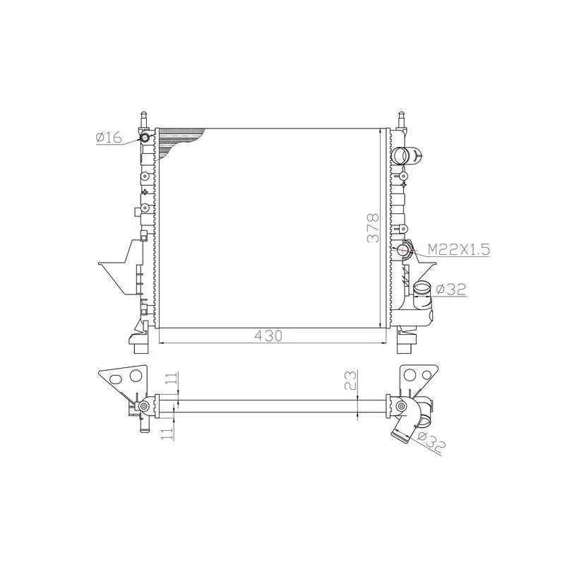 Twingo Motor Su Radyatörü