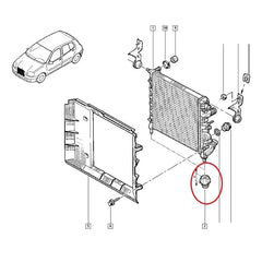 Laguna Radyatör Bağlantı Ayağı