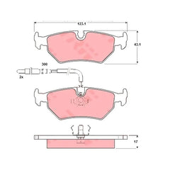 Scudo Arka Fren Balatası