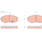 Ducato Ön Fren Balatası
