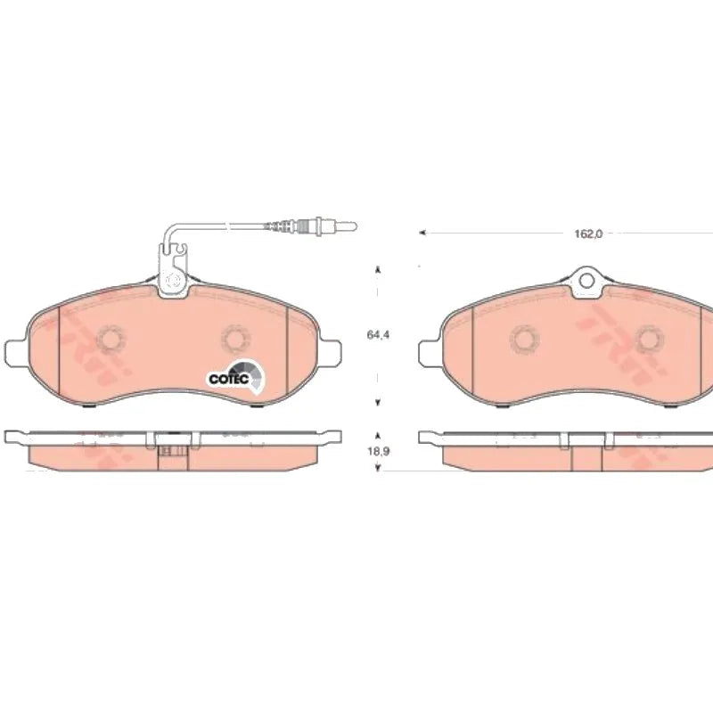 Scudo Ön Fren Balatası