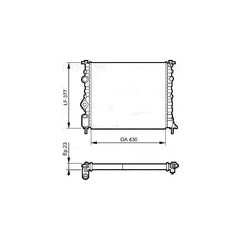 Clio Motor Su Radyatörü