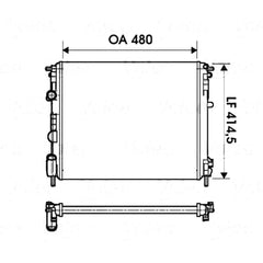 Clio Motor Su Radyatörü
