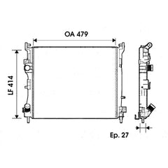 Clio Motor Su Radyatörü