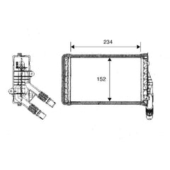 Kangoo Kalorifer Radyatörü