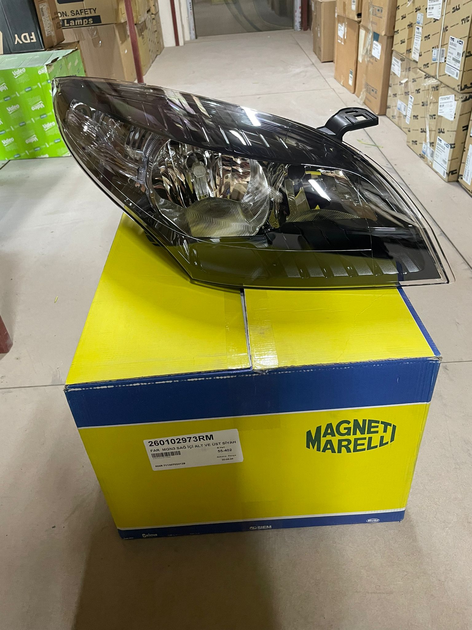 Megane Ön Far Komple Sağ 2010-2015