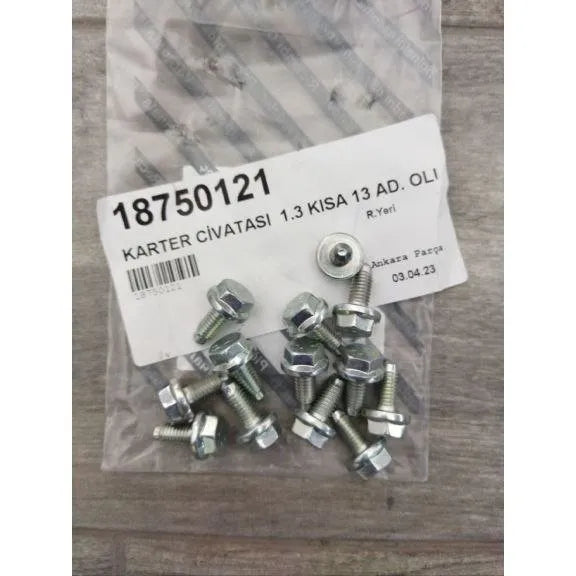 Fiat 500 Yağ Karteri Cıvatası 2007-2022 OPAR 18750121