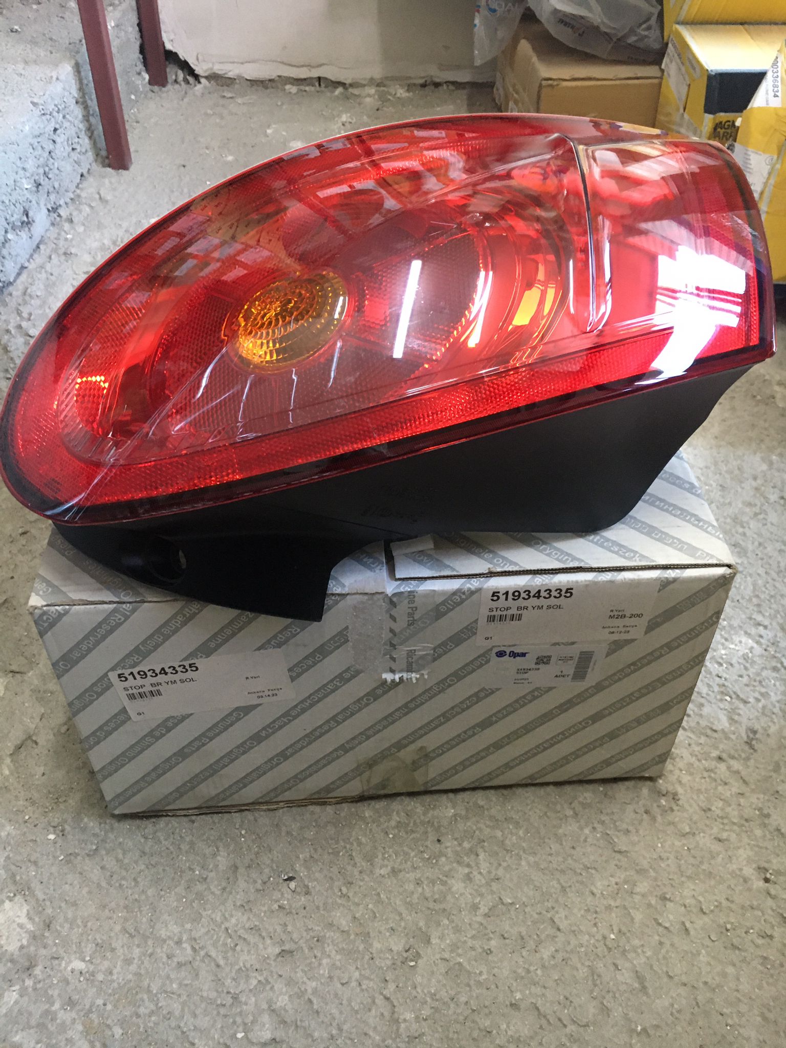 Bravo Arka Stop Lambası Sol 2007-2015 Orjinal OPAR 51934335