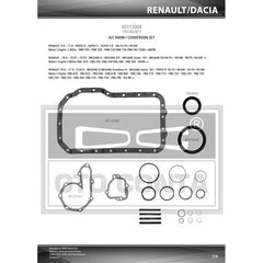 Renault 19 Motor Contası Takım Alt 1991-2001