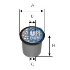 Laguna Mazot Filtresi 1996-2002 Ufi 7701204497