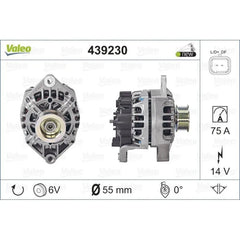 Laguna Alternatör 2003-2007 Valeo 7700105333