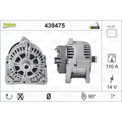 Lodgy Alternatör 2012-2017 Valeo 7701474416