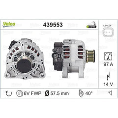 Ducato Alternatör 1995-2006 Valeo 9642880480
