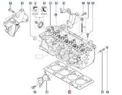 Modüs Silindir Kapak Contası Şema