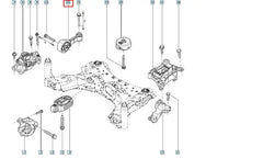 Laguna Motor Arka Bağlantı Takozu Şema