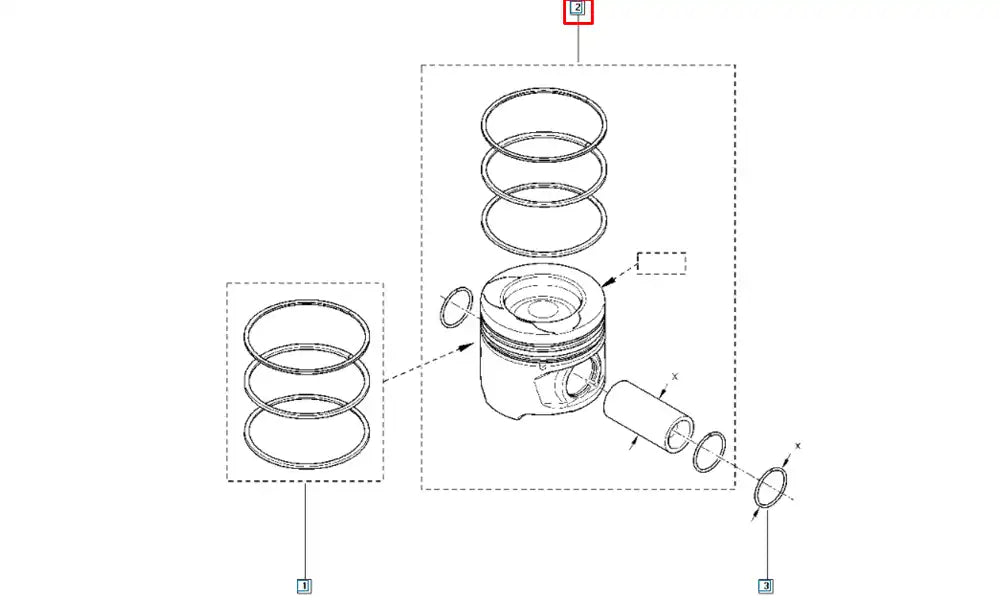 Captur Silindir Onarım Seti (Piston, Segman) Şema