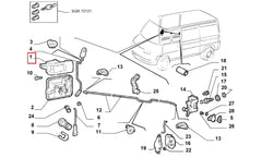 Ducato Kapı İç Açma Kolu Şema