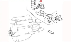 Ducato Motor Arka Bağlantı Takozu Şema
