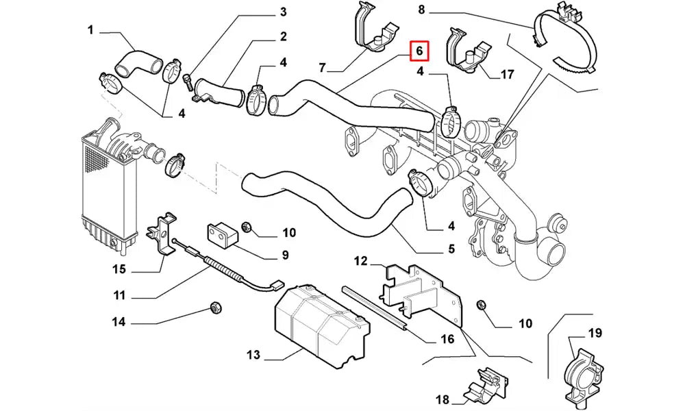 Ducato Turbo Hortumu Şema