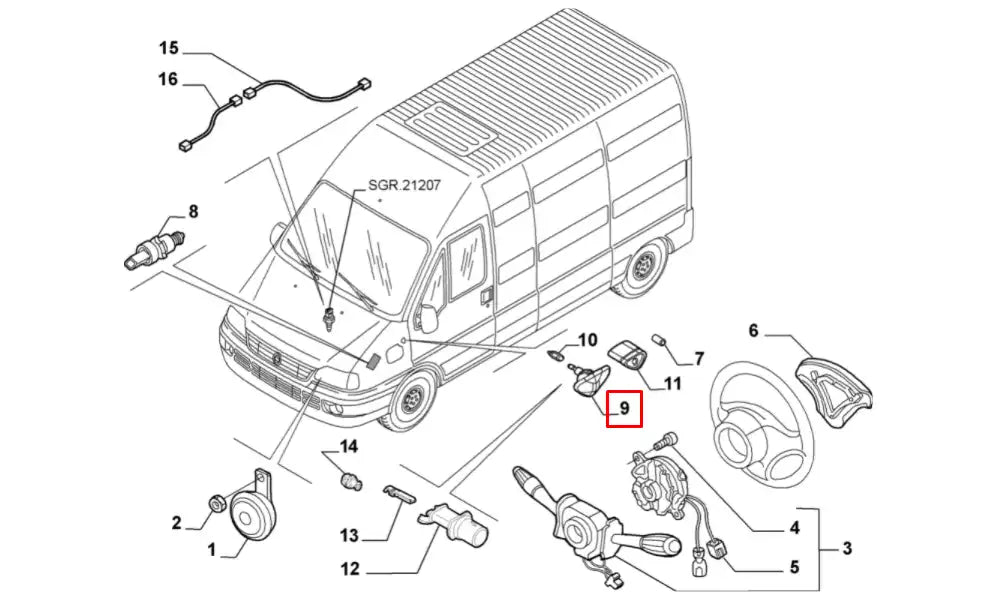 Ducato Çamurluk Sinyali Şema