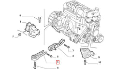 Ducato Motor Arka Bağlantı Takozu Şema