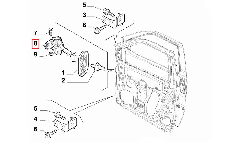 Pratico Kapı Gergisi Şema