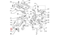 Scudo Motor Radyatörü Alt Hortumu Şema