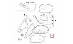 159 Yan Ayna Kapağı Şema