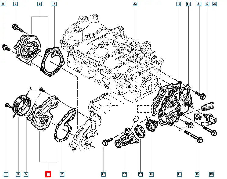 Espace Su Pompası Şema