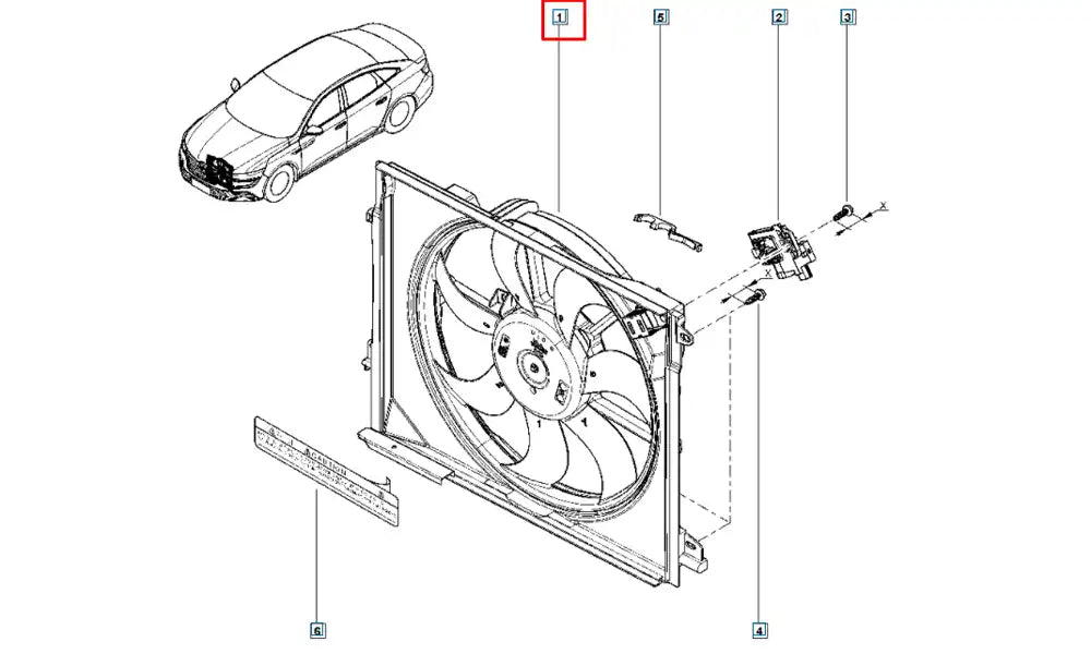 Megane Fan Motoru Komple Şema