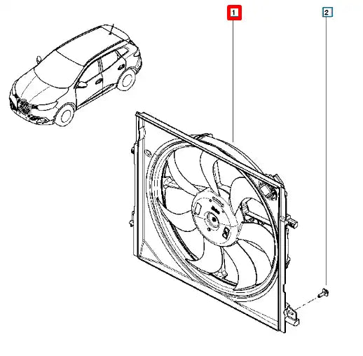 Kadjar Fan Motoru Komple Şema