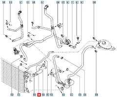 Master Motor Radyatörü Üst Hortumu Şema