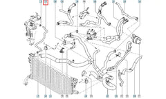 Laguna Radyatör Genleşme Depo Hortumu Şema