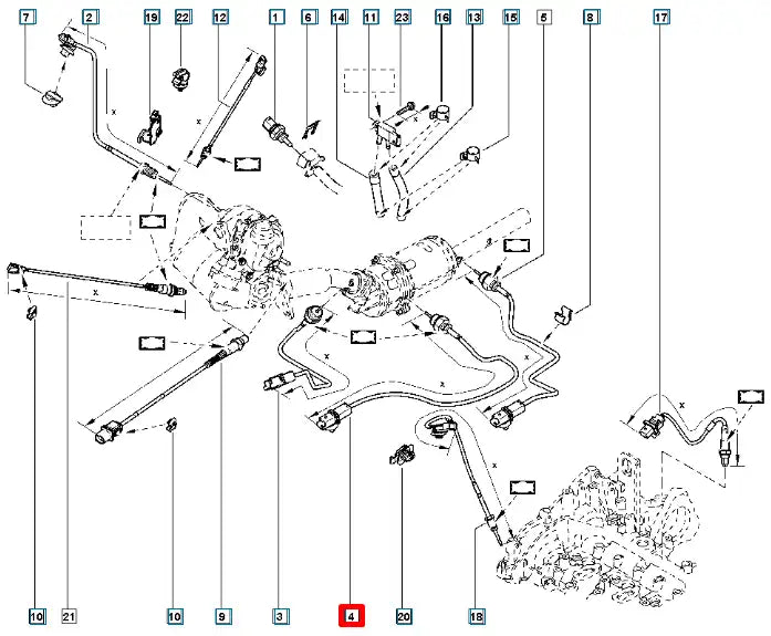 Captur Turbo Sıcaklık Sensörü Şema