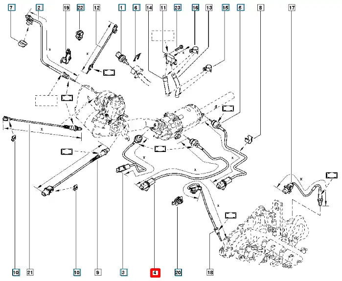 Lodgy Turbo Sıcaklık Sensörü Şema