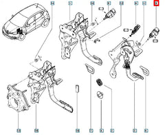Trafic Debriyaj Pedal Müşürü Şema