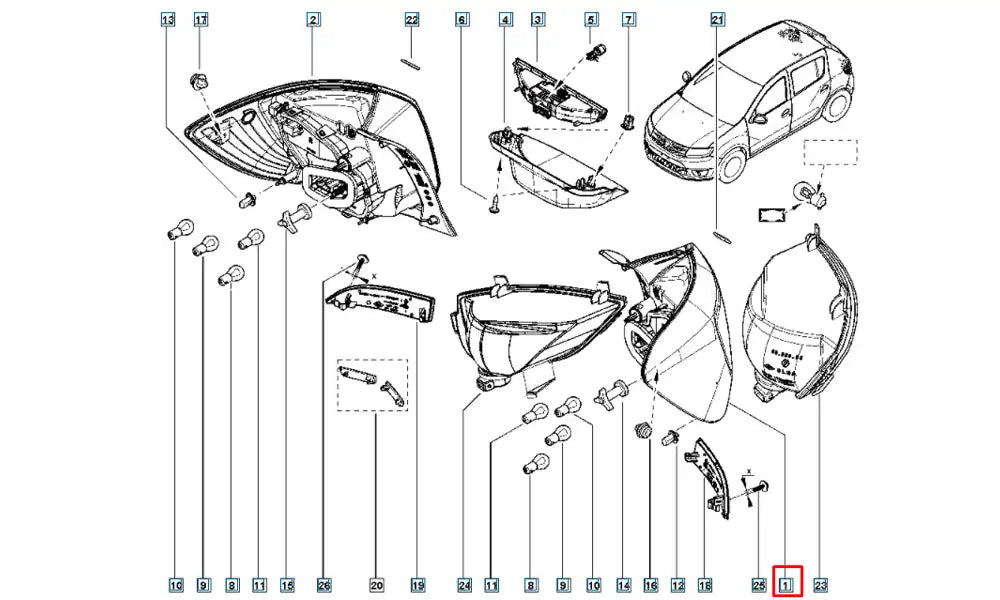 Sandero Stop Lambası Şema