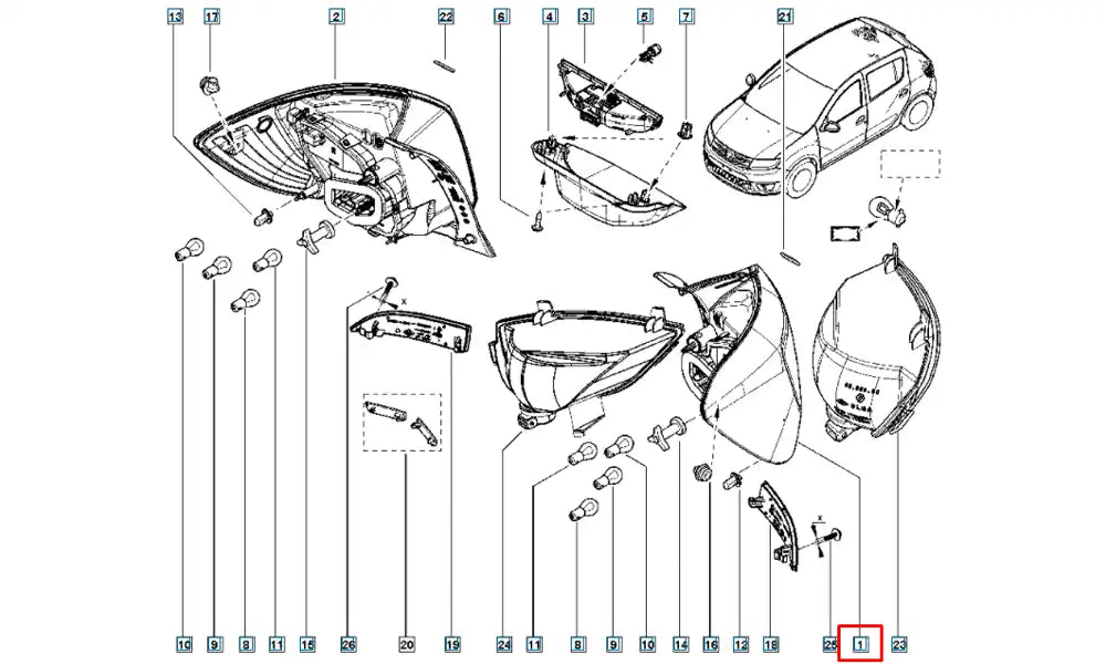 Sandero Stop Lambası Şema