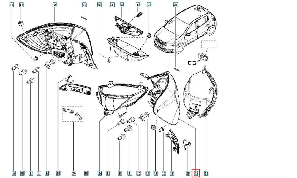 Sandero Stop Lambası Şema