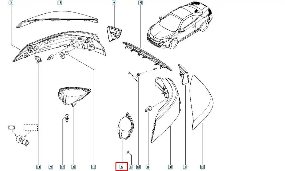 Captur Sis Farı Şema