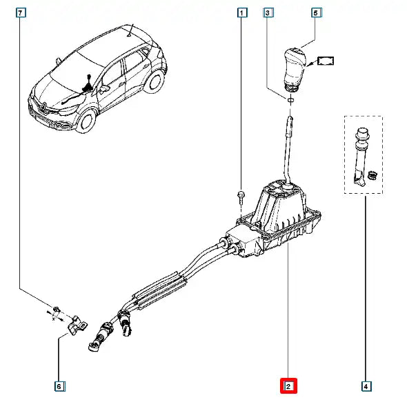 Clio Vites Kolu Kumandası Şema