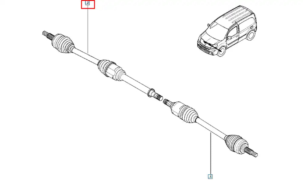 Kangoo Ön Aks Komple Şema