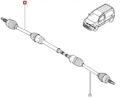 Kangoo Ön Aks Komple Şema