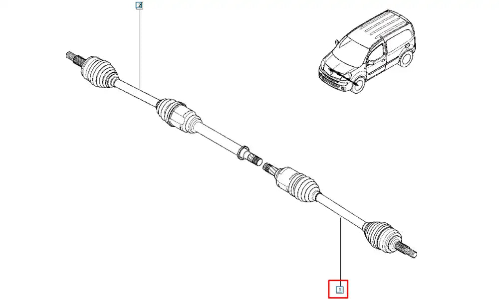 Kangoo Ön Aks Komple Şema