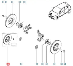 Logan Ön Fren Diski Şema