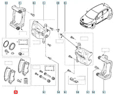 Lodgy Ön Fren Balatası Şema