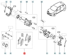 Megane Ön Fren Balatası Şema