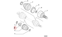 Doblo Aks Mafsalı Şema