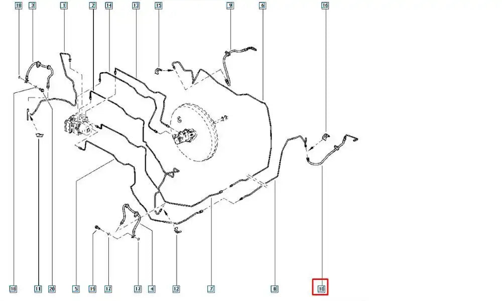 Latitude Fren Hortumu Şema